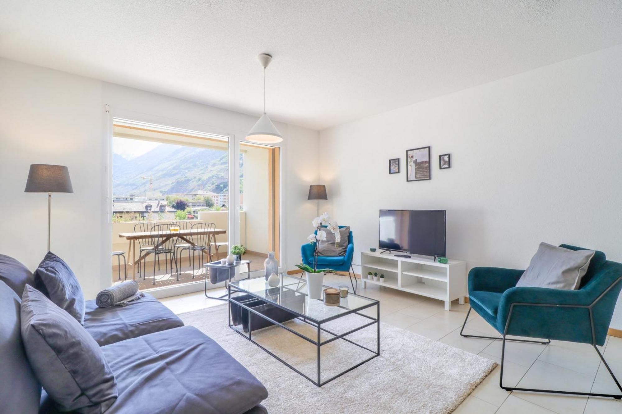 Nice Apartment Ideally Located In Martigny Ngoại thất bức ảnh